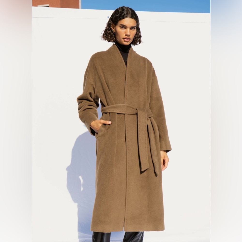 Aritzia Wilfred Raffles Wrap Coat